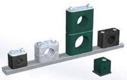 Rail Mounted Pipe Clamps